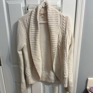 Mossimo Supply Co. Cream Open Front Cardigan --Women's Extra Large (XL)
